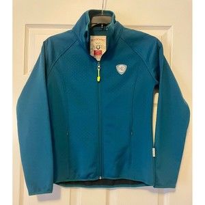 Horseware Ireland Womens Alby Technical Softshell Jacket Size Small Teal Green